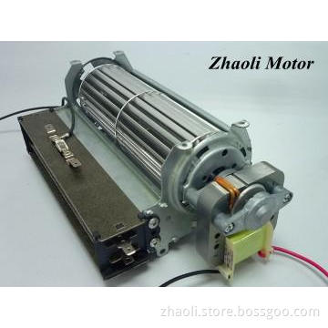 Cross flow fan air blower Tangential fan with heating elements